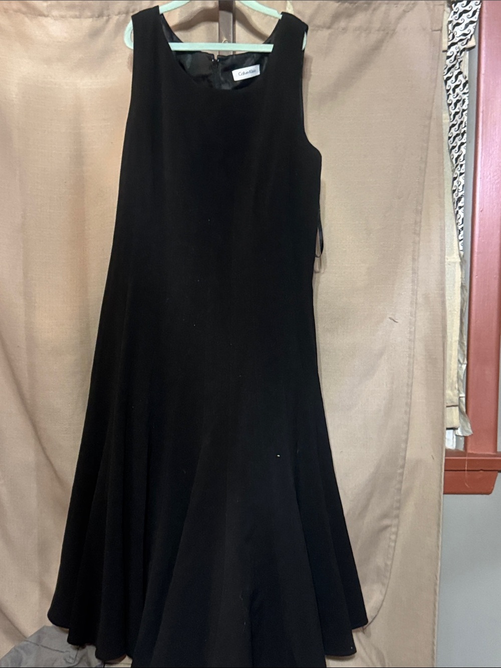 Calvin Klein Black Sleeveless Maxi Dress S-19-8
